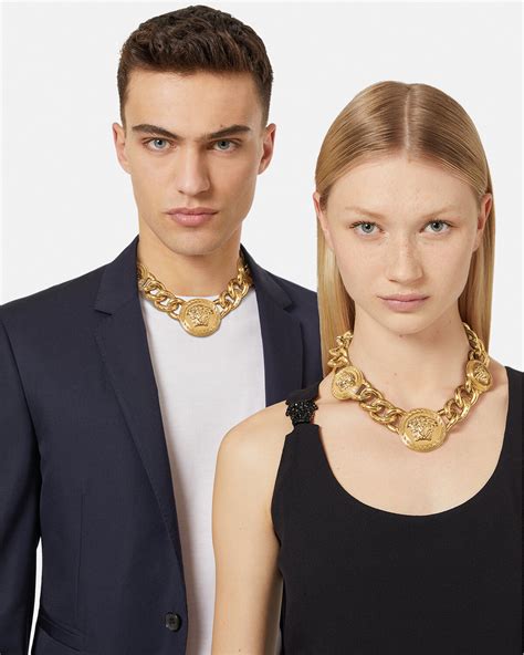 versace medusa necklace replica|versace medusa necklace women's.